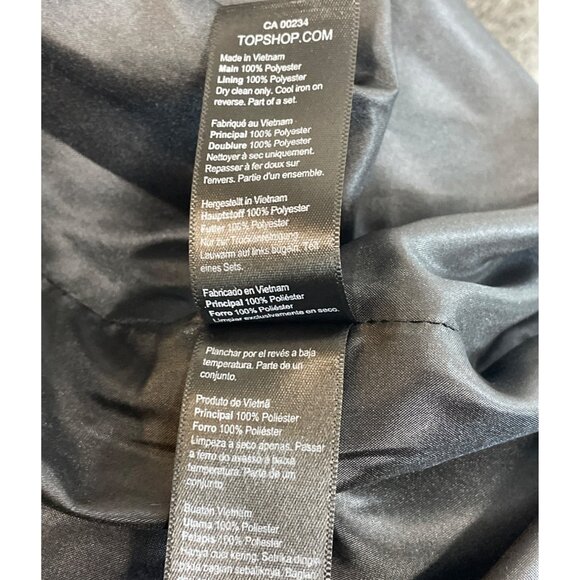 Vintage Gray Wool Blend Double-Breasted Belted Womens Overcoat - Picture 11 of 12